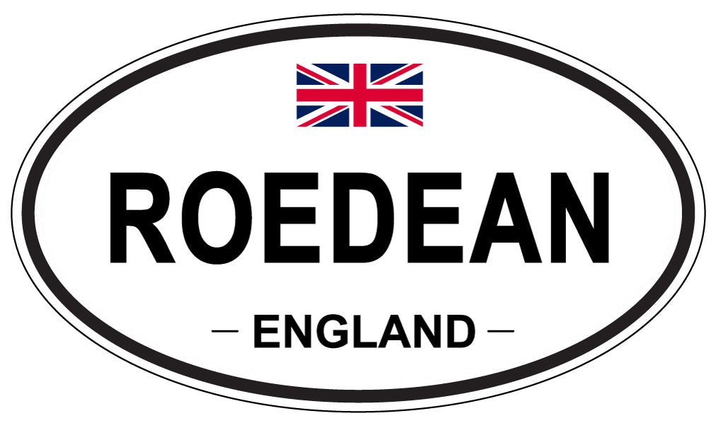 ROEDEAN, England - Oval Magnet