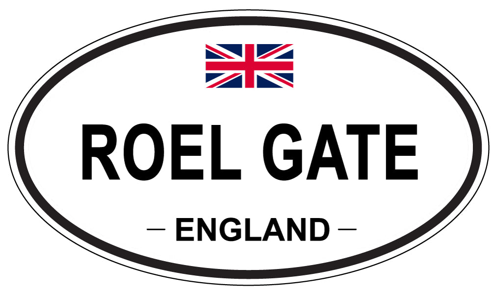 ROEL GATE, England - Oval Magnet