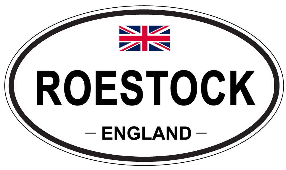 ROESTOCK, England - Oval Magnet