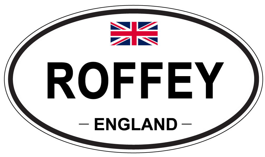 ROFFEY, England - Oval Magnet
