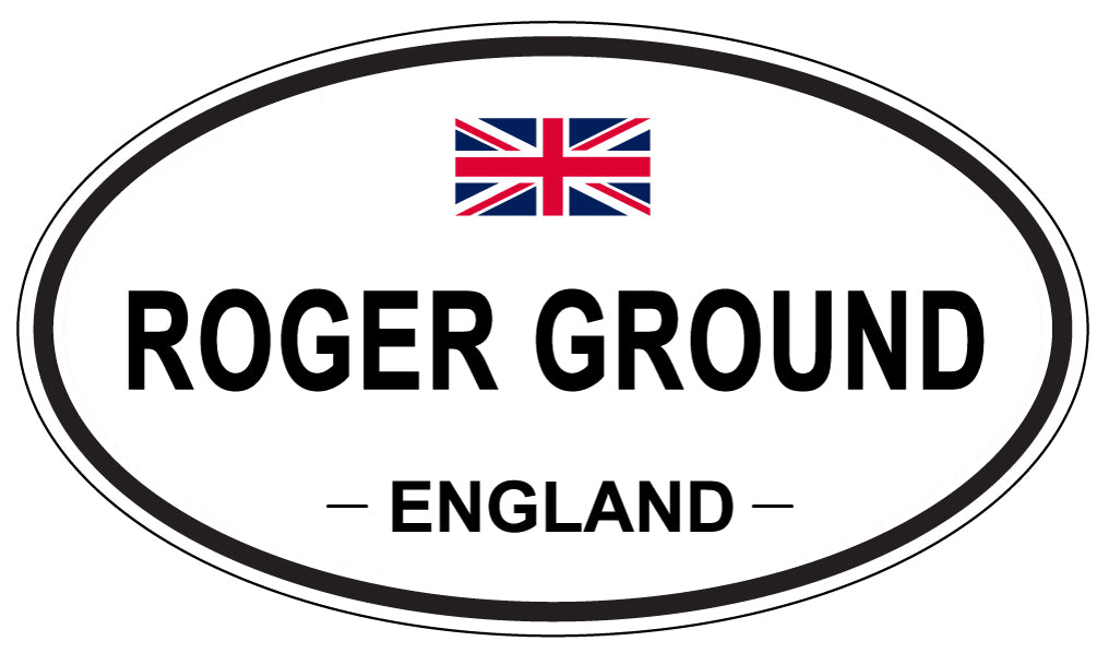 ROGER GROUND, England - Oval Magnet
