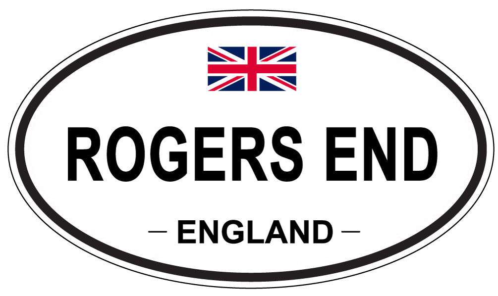 ROGERS END, England - Oval Magnet