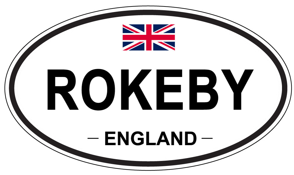 ROKEBY, England - Oval Magnet