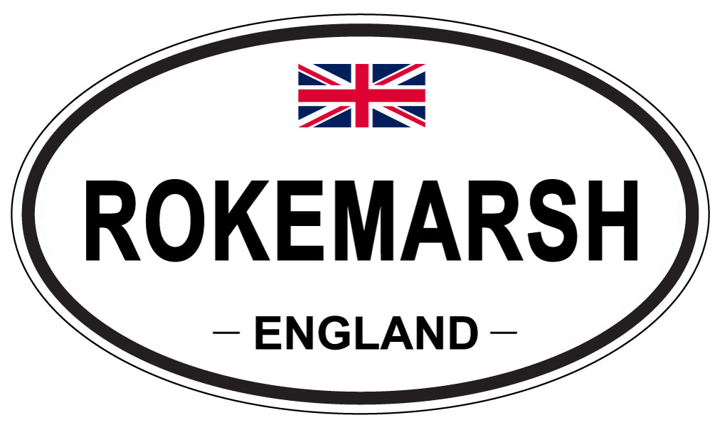 ROKEMARSH, England - Oval Magnet