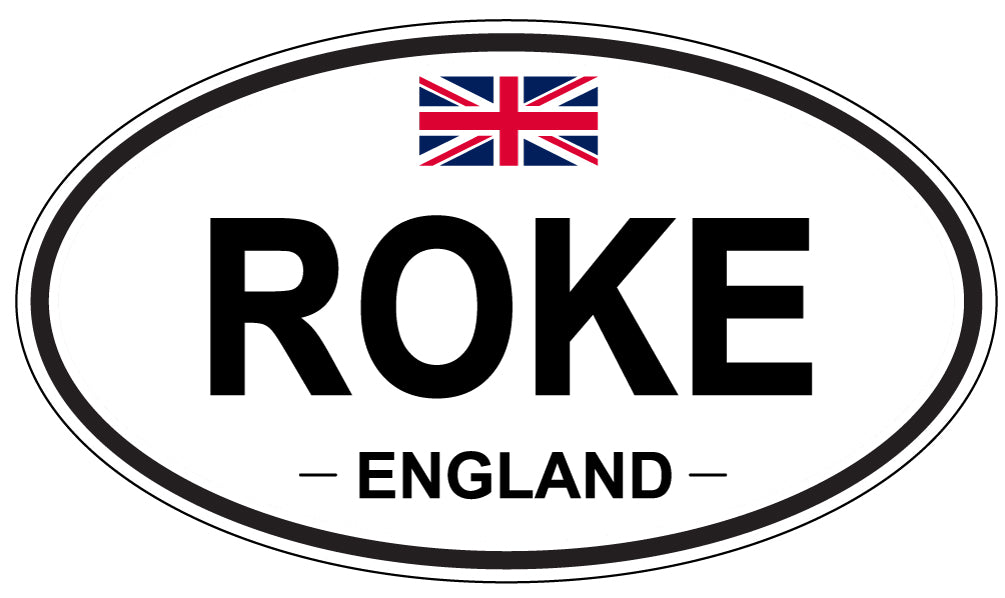 ROKE, England - Oval Magnet