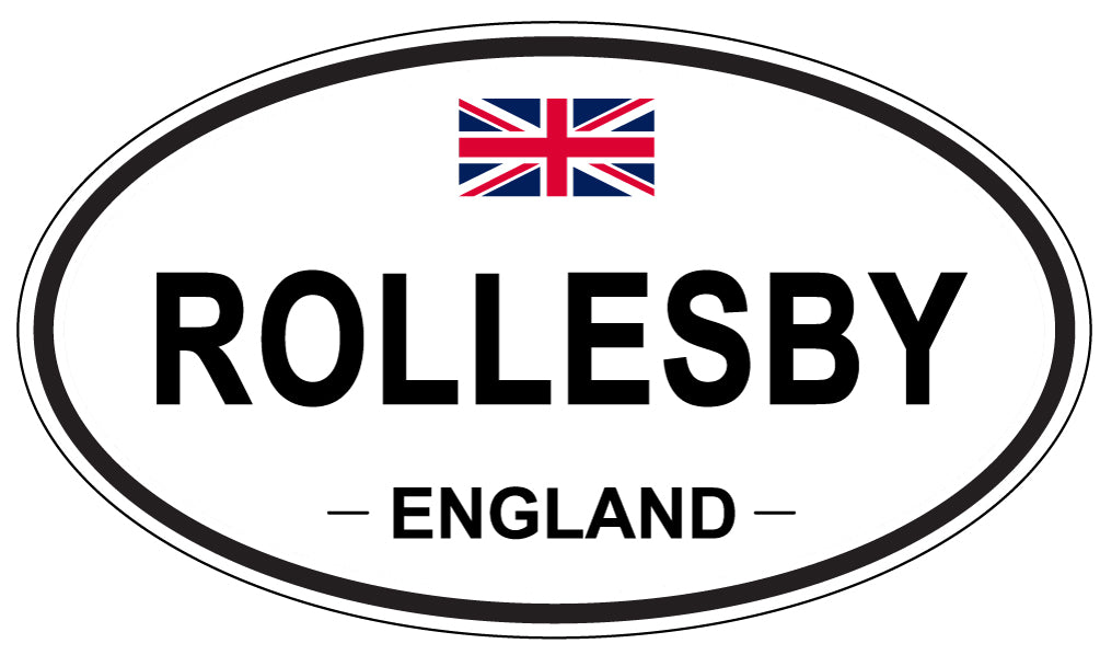 ROLLESBY, England - Oval Magnet