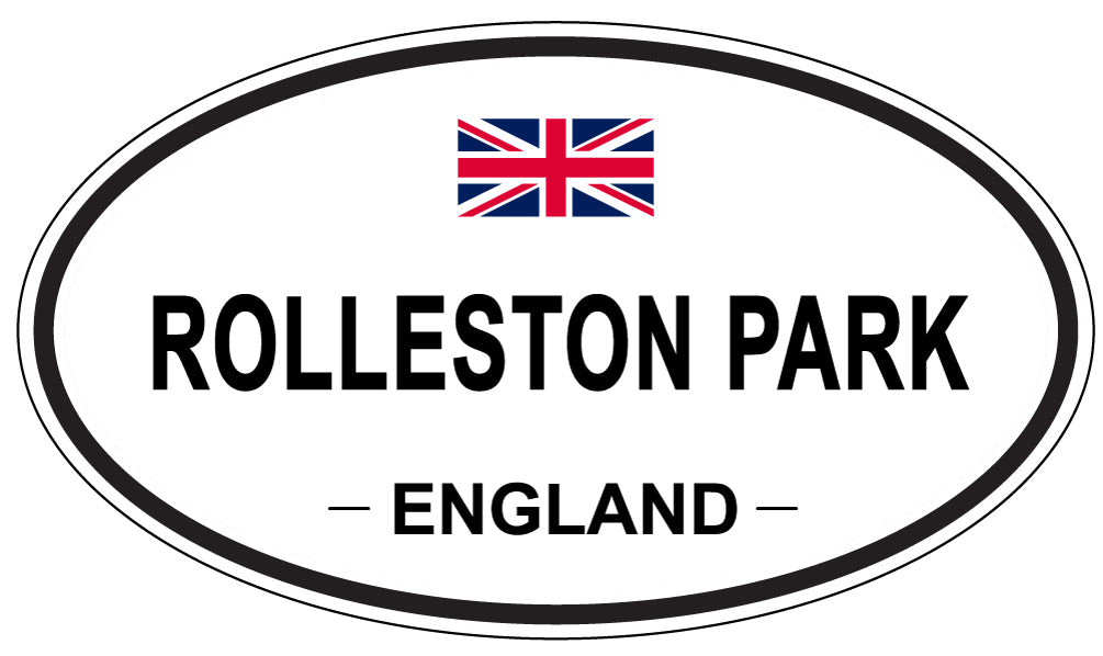 ROLLESTON PARK, England - Oval Magnet