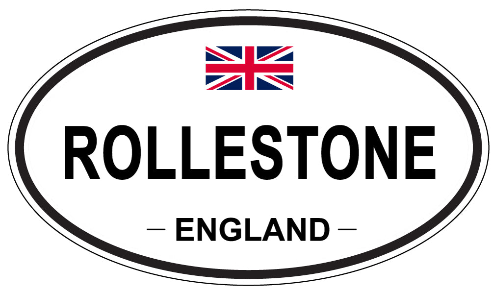ROLLESTONE, England - Oval Magnet