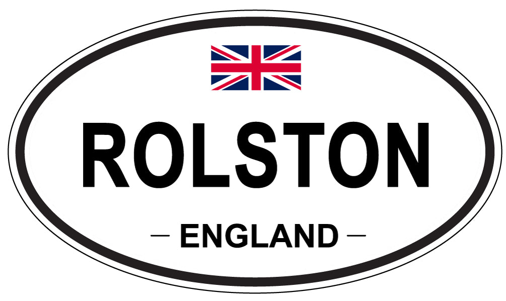 ROLSTON, England - Oval Magnet