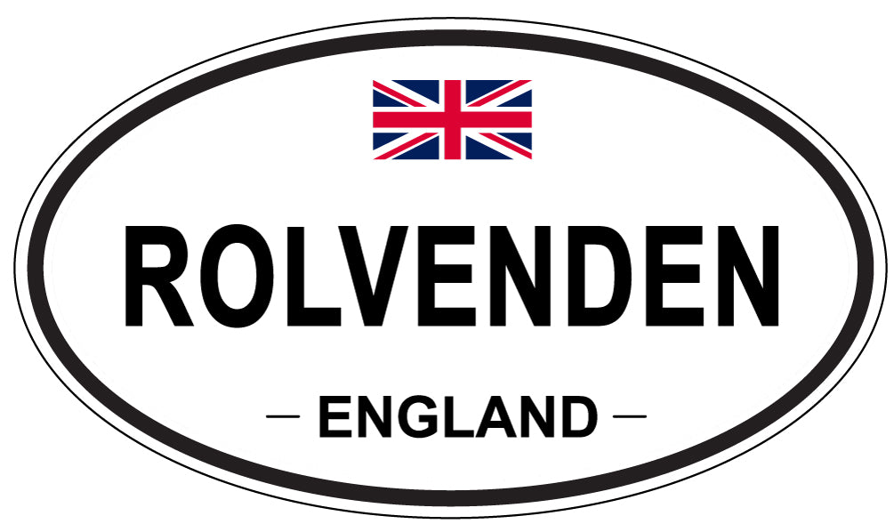ROLVENDEN, England - Oval Magnet