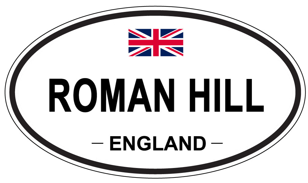 ROMAN HILL, England - Oval Magnet