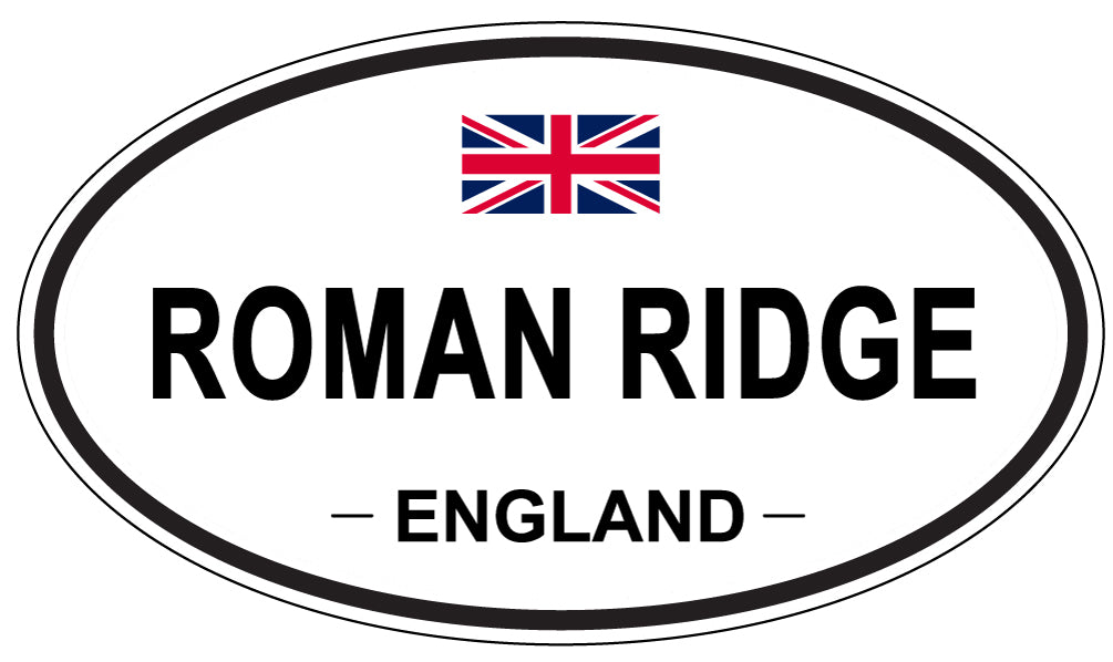 ROMAN RIDGE, England - Oval Magnet