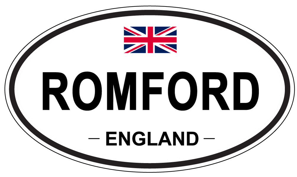 ROMFORD, England - Oval Magnet