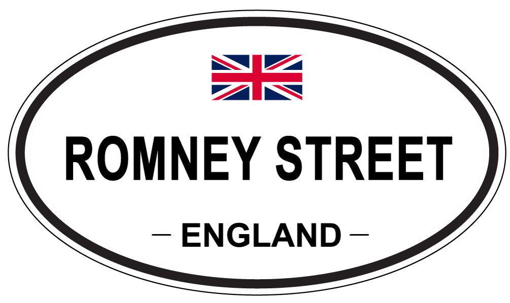 ROMNEY STREET, England - Oval Magnet