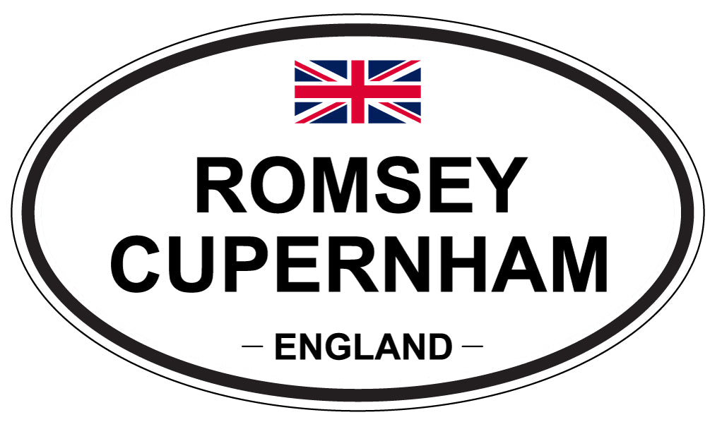 ROMSEY CUPERNHAM, England - Oval Magnet