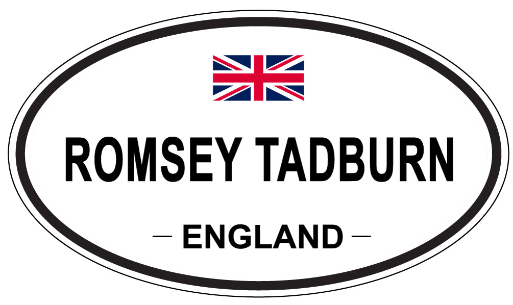 ROMSEY TADBURN, England - Oval Magnet