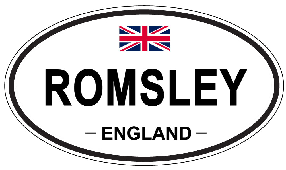 ROMSLEY, England - Oval Magnet