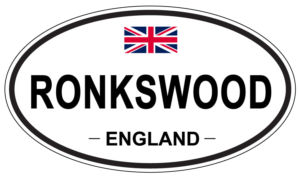 RONKSWOOD, England - Oval Magnet