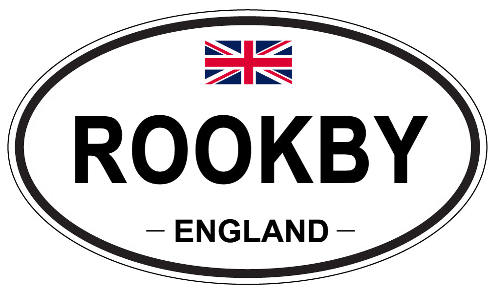 ROOKBY, England - Oval Magnet
