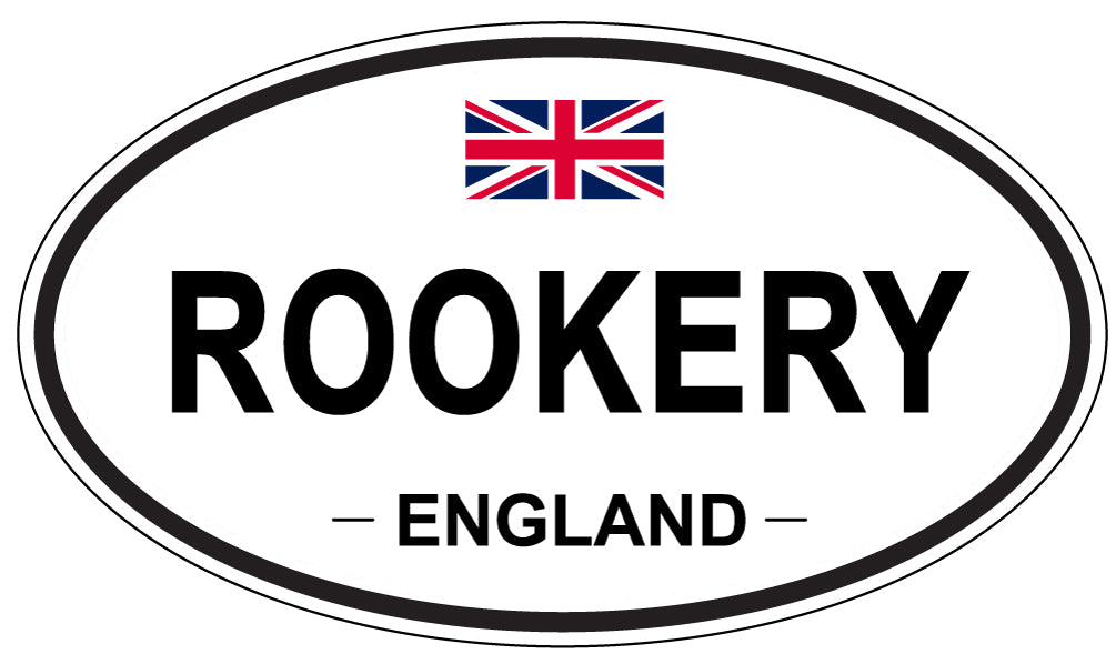 ROOKERY, England - Oval Magnet