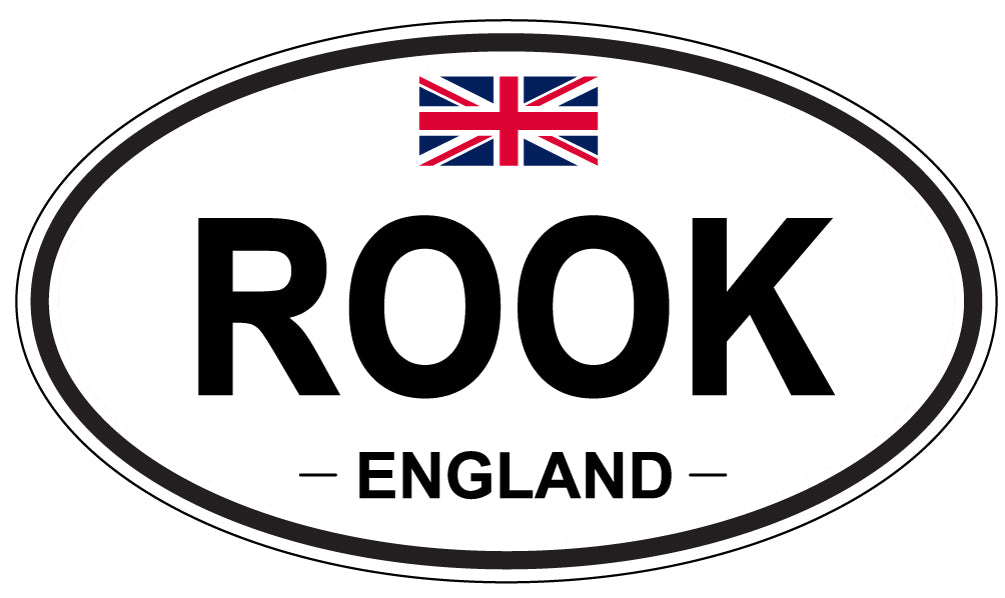 ROOK, England - Oval Magnet