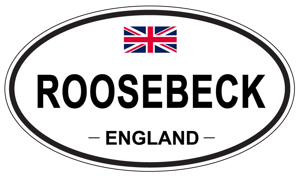 ROOSEBECK, England - Oval Magnet