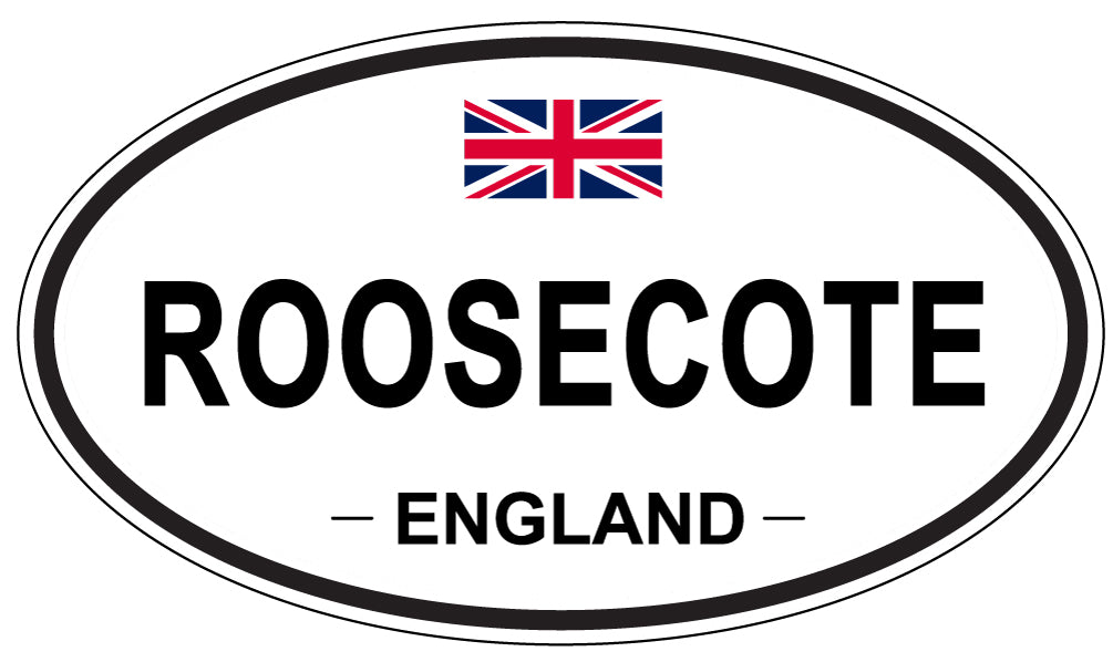 ROOSECOTE, England - Oval Magnet
