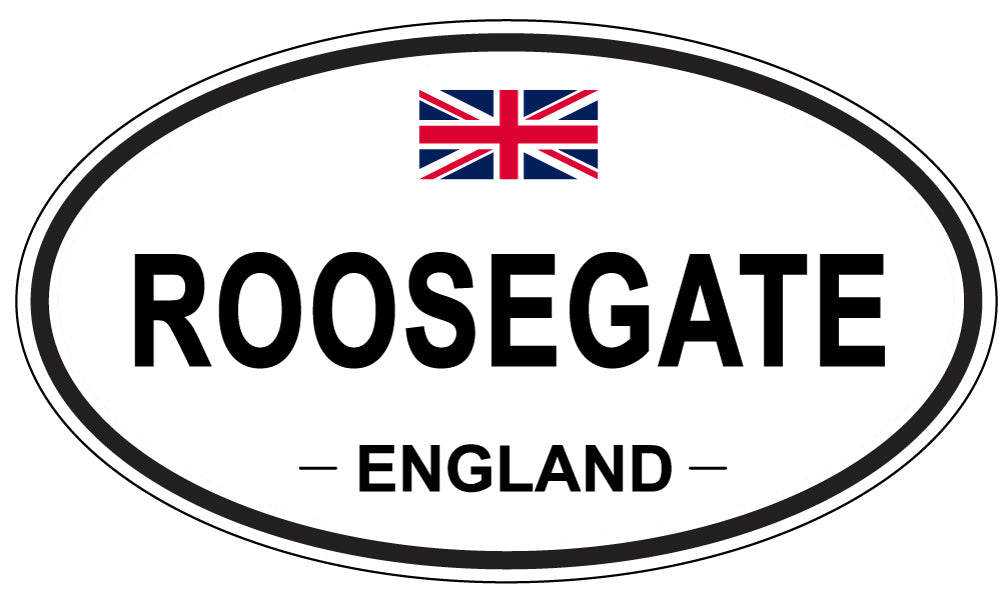 ROOSEGATE, England - Oval Magnet