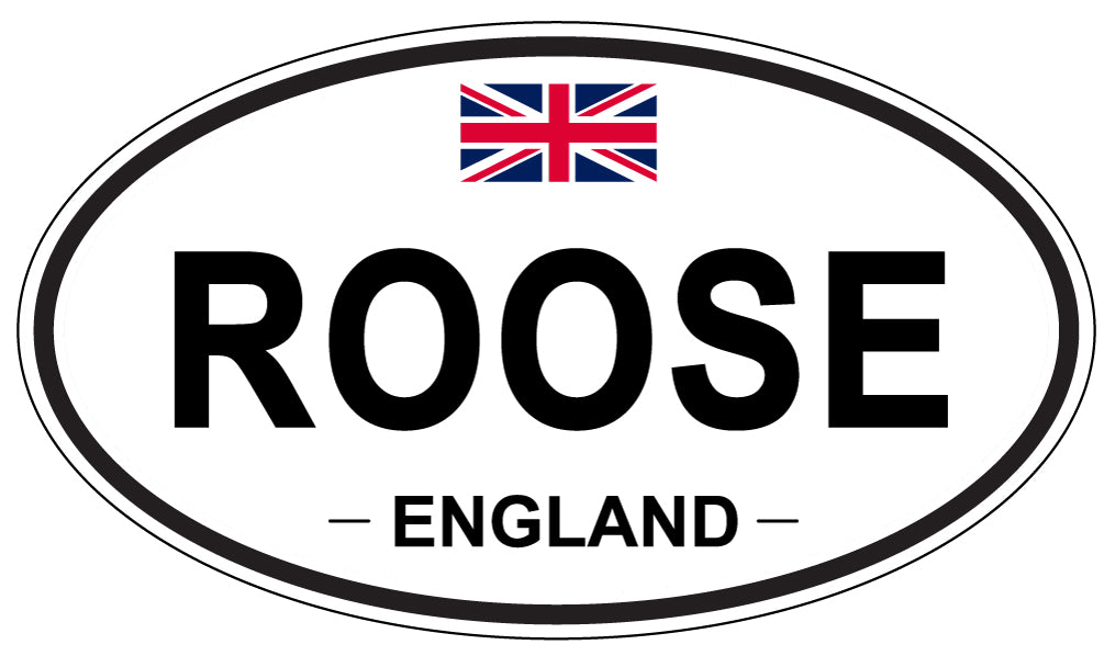 ROOSE, England - Oval Magnet