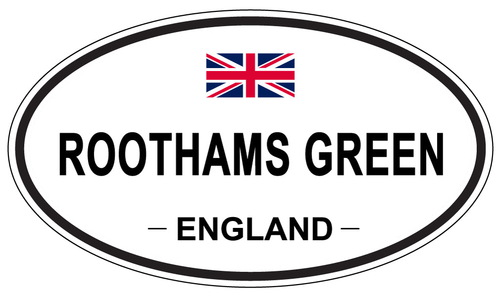 ROOTHAMS GREEN, England - Oval Magnet