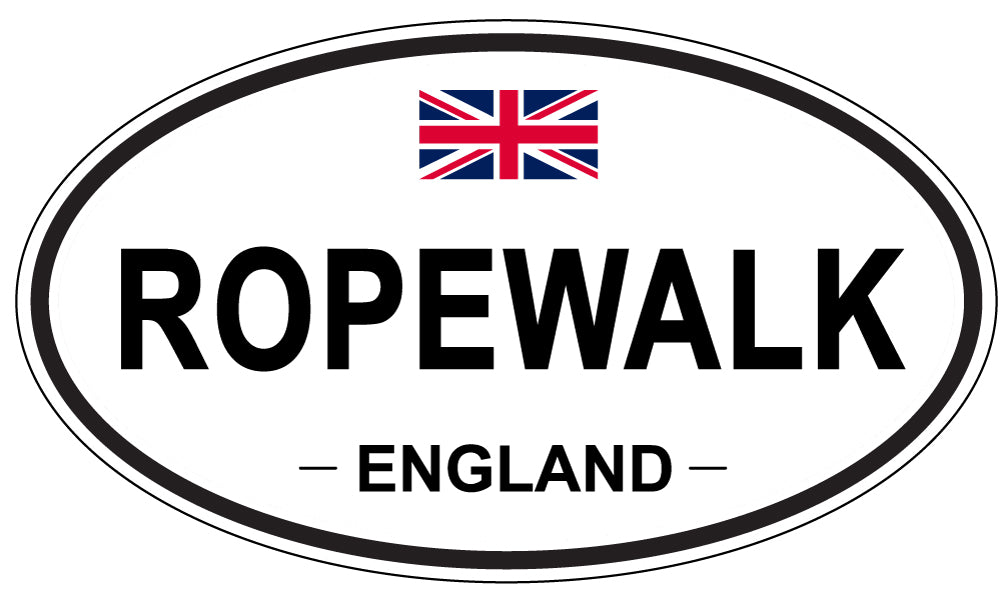ROPEWALK, England - Oval Magnet