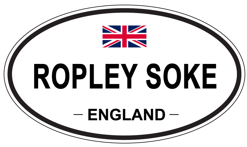 ROPLEY SOKE, England - Oval Magnet