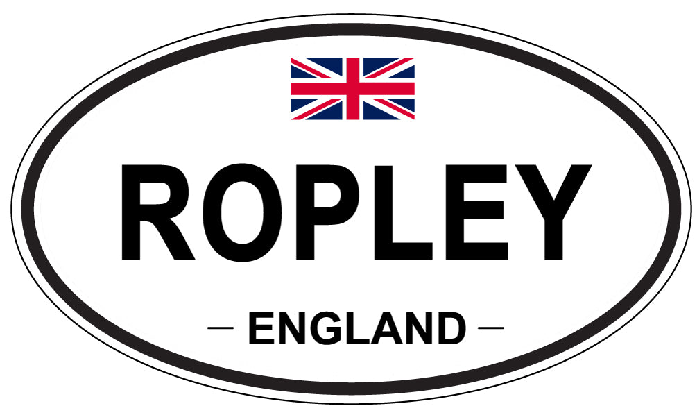 ROPLEY, England - Oval Magnet