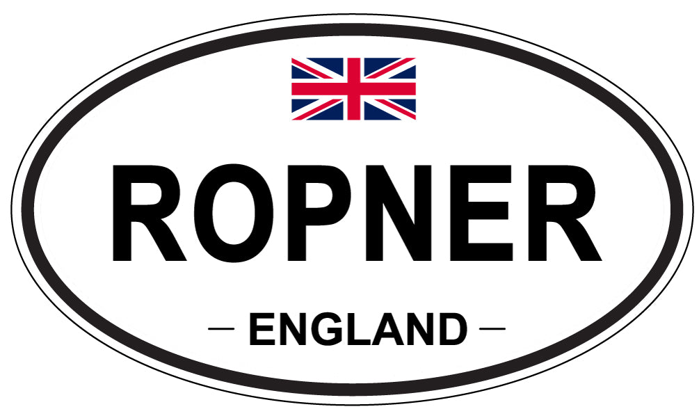 ROPNER, England - Oval Magnet