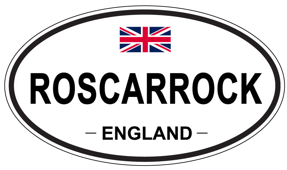ROSCARROCK, England - Oval Magnet