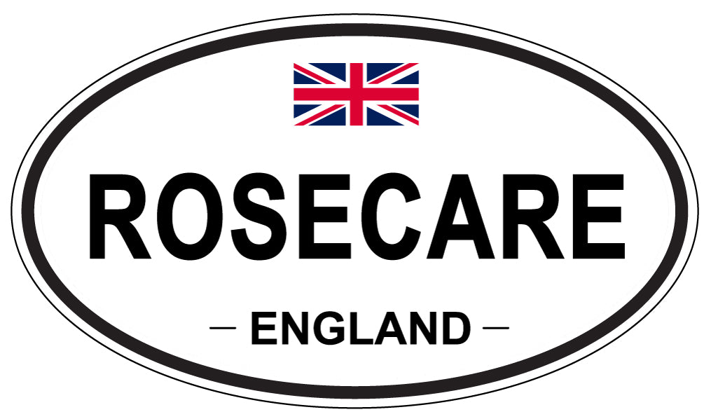 ROSECARE, England - Oval Magnet