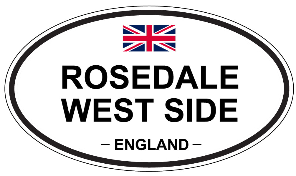 ROSEDALE WEST SIDE, England - Oval Magnet
