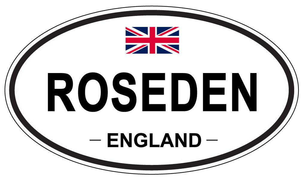 ROSEDEN, England - Oval Magnet