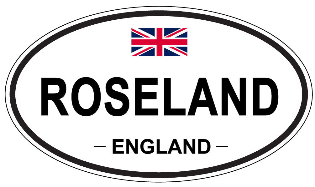 ROSELAND, England - Oval Magnet