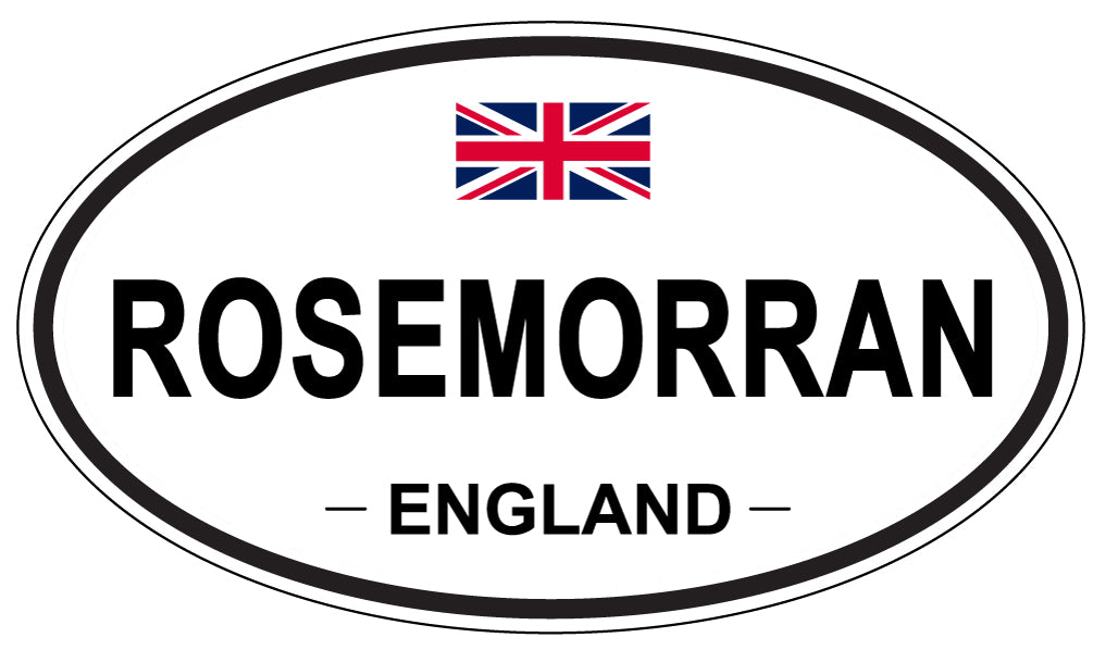ROSEMORRAN, England - Oval Magnet
