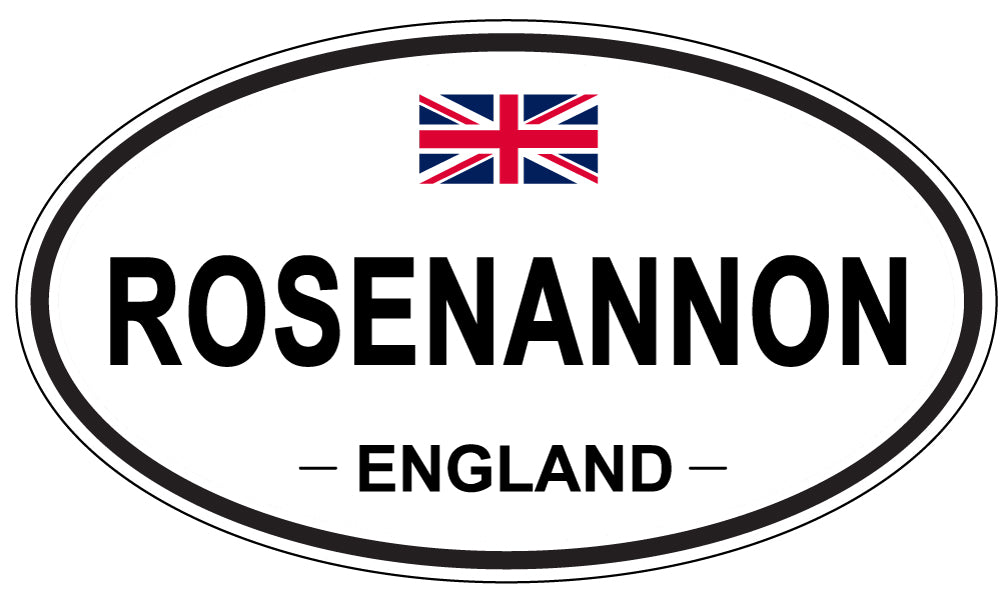 ROSENANNON, England - Oval Magnet