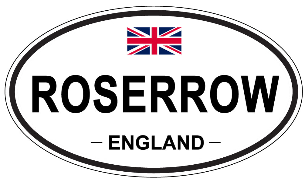 ROSERROW, England - Oval Magnet