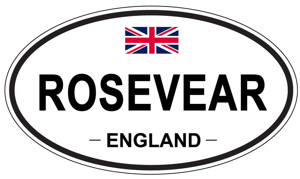 ROSEVEAR, England - Oval Magnet