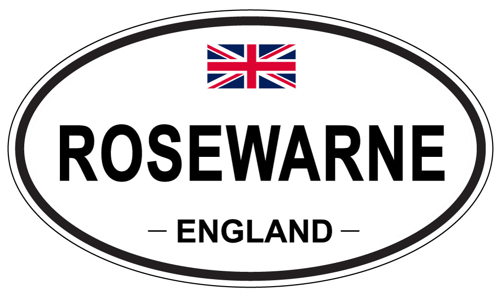 ROSEWARNE, England - Oval Magnet