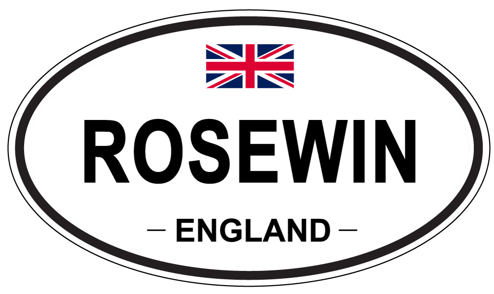 ROSEWIN, England - Oval Magnet