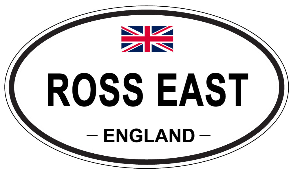 ROSS EAST, England - Oval Magnet