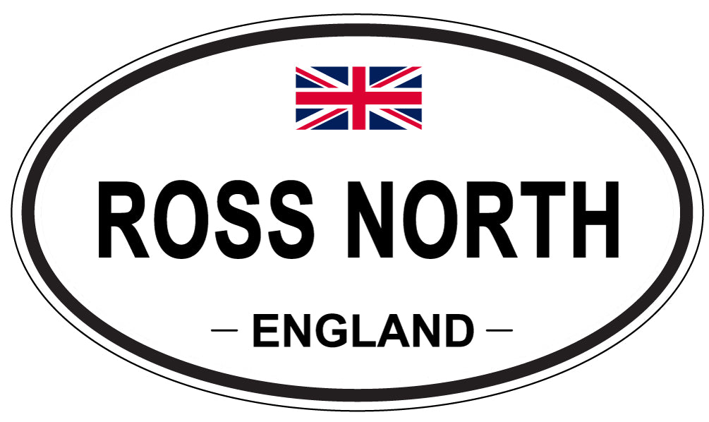 ROSS NORTH, England - Oval Magnet