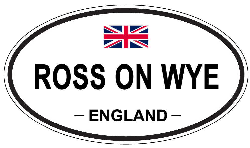 ROSS ON WYE, England - Oval Magnet