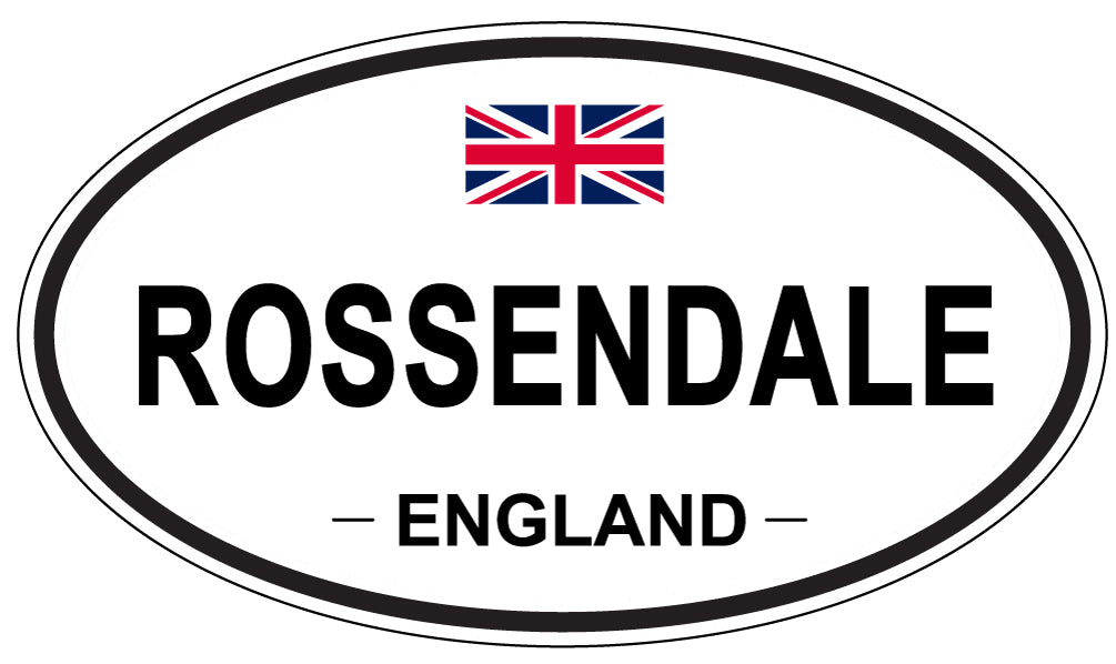 ROSSENDALE, England - Oval Magnet