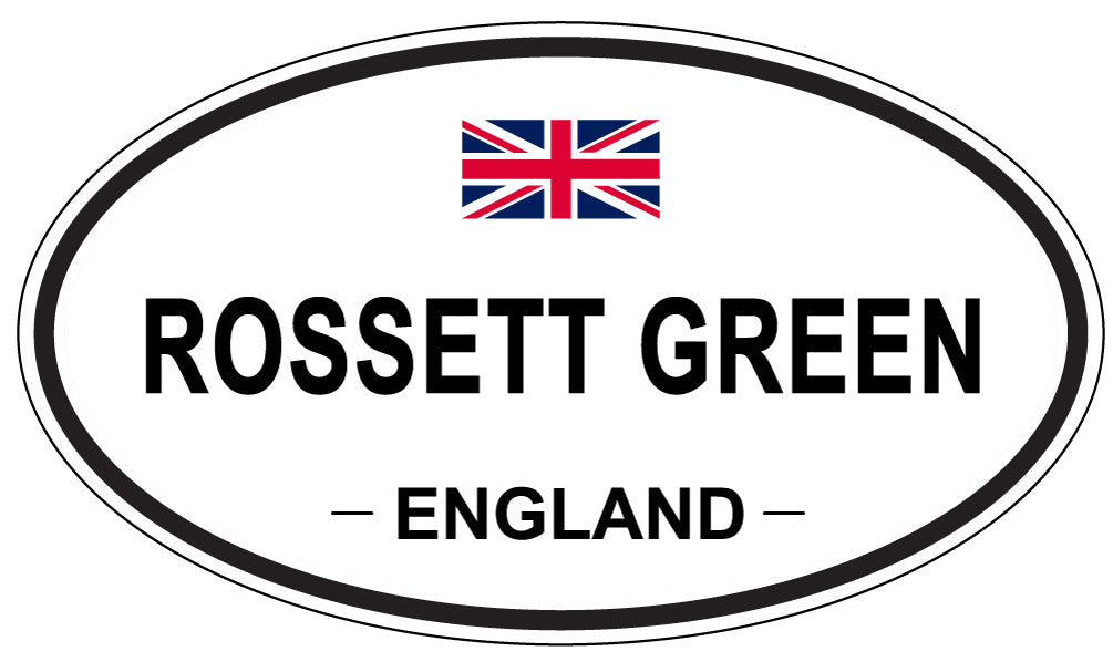 ROSSETT GREEN, England - Oval Magnet